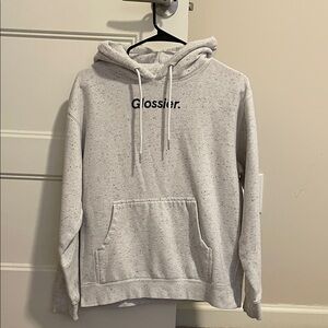 Glossier Speckled Gray Hoodie